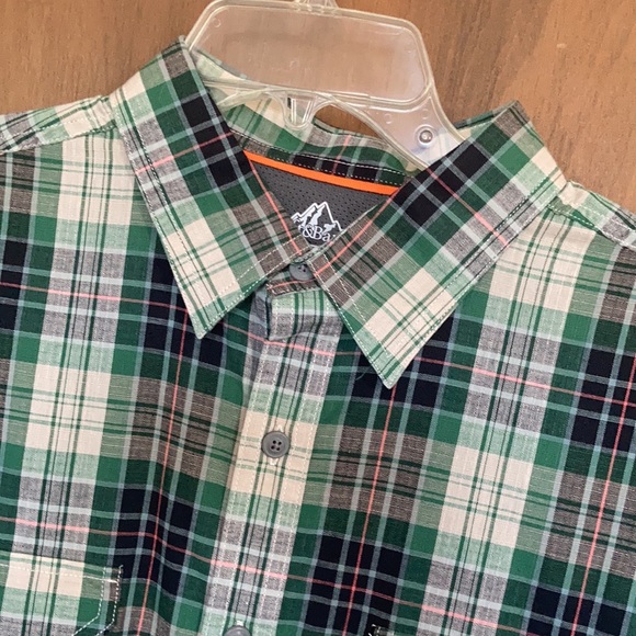 Croft & barrow plaid quick dry Men’s shirt size L - Picture 5 of 17